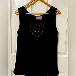 Easy wear jeweled top by Chicos